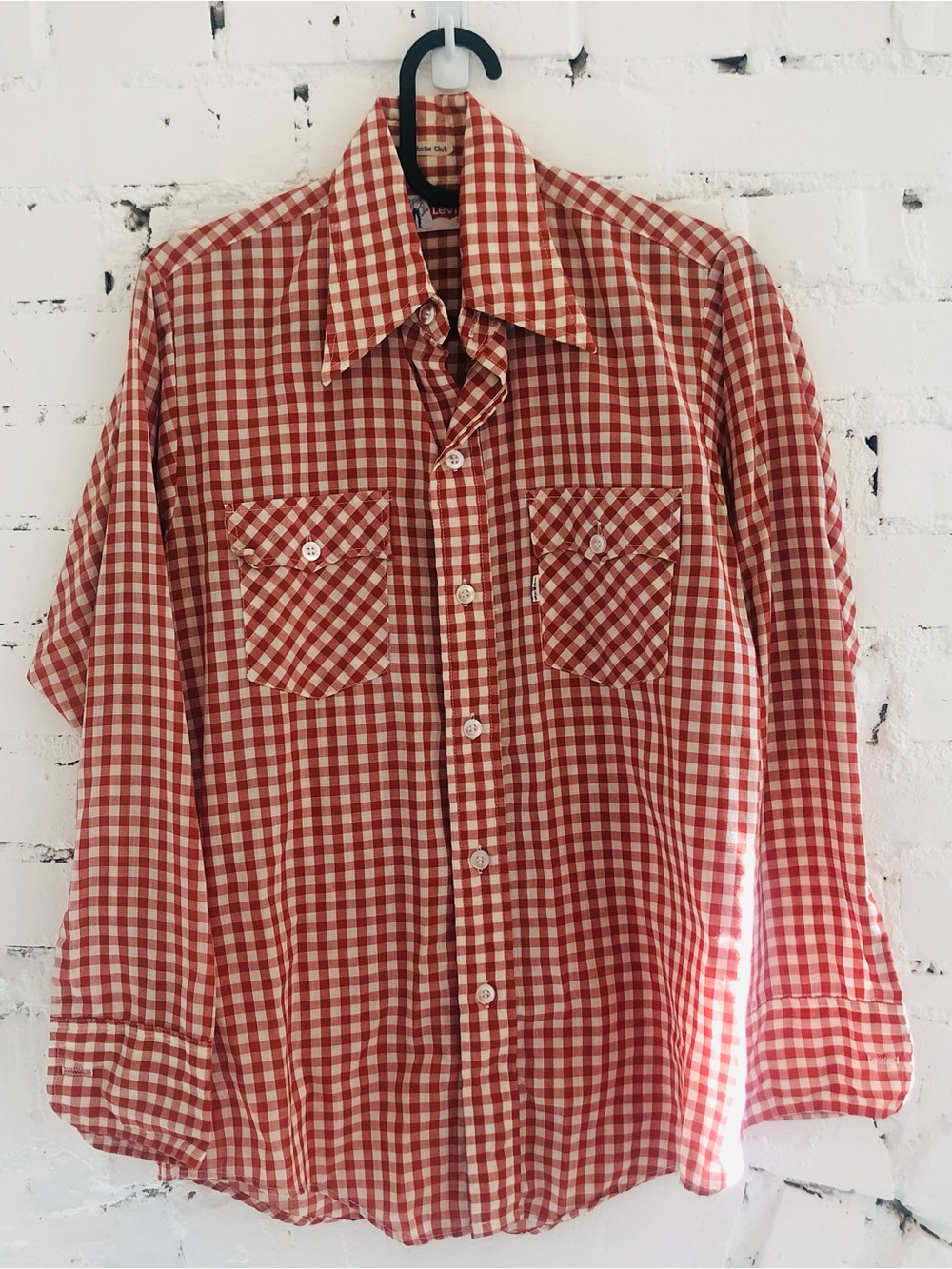 Levi’s vintage Classic Red Gingham Button-Up Shirt